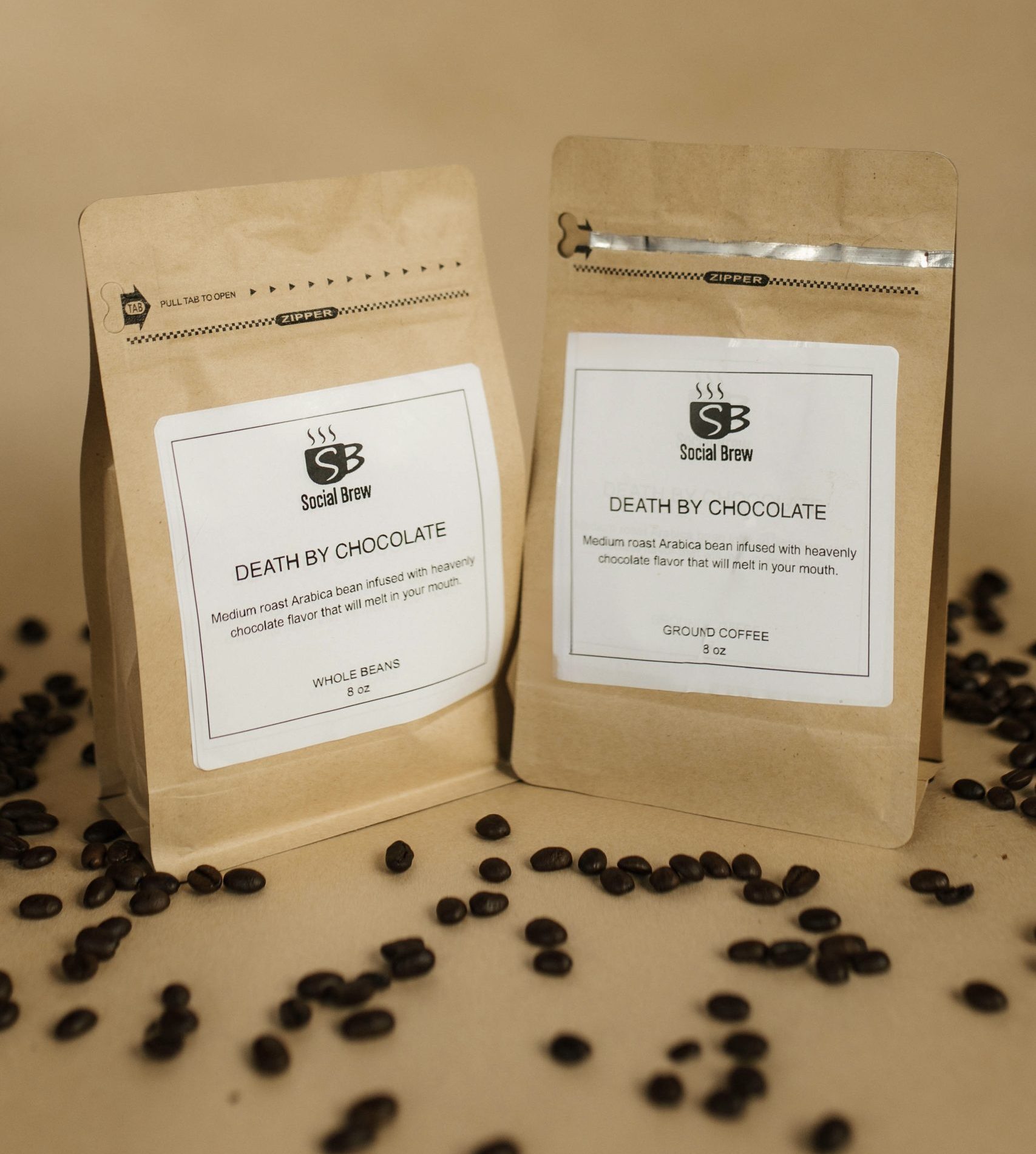 Death by Chocolate Coffee in Michigan | Social Brew Cafe